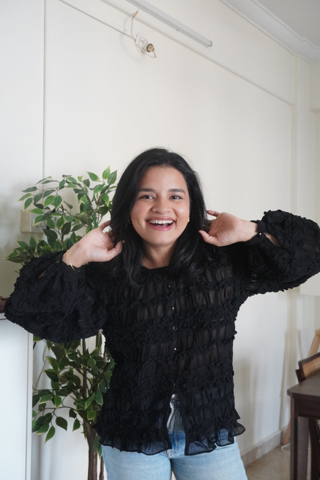 The Haven Top w Angel Sleeves