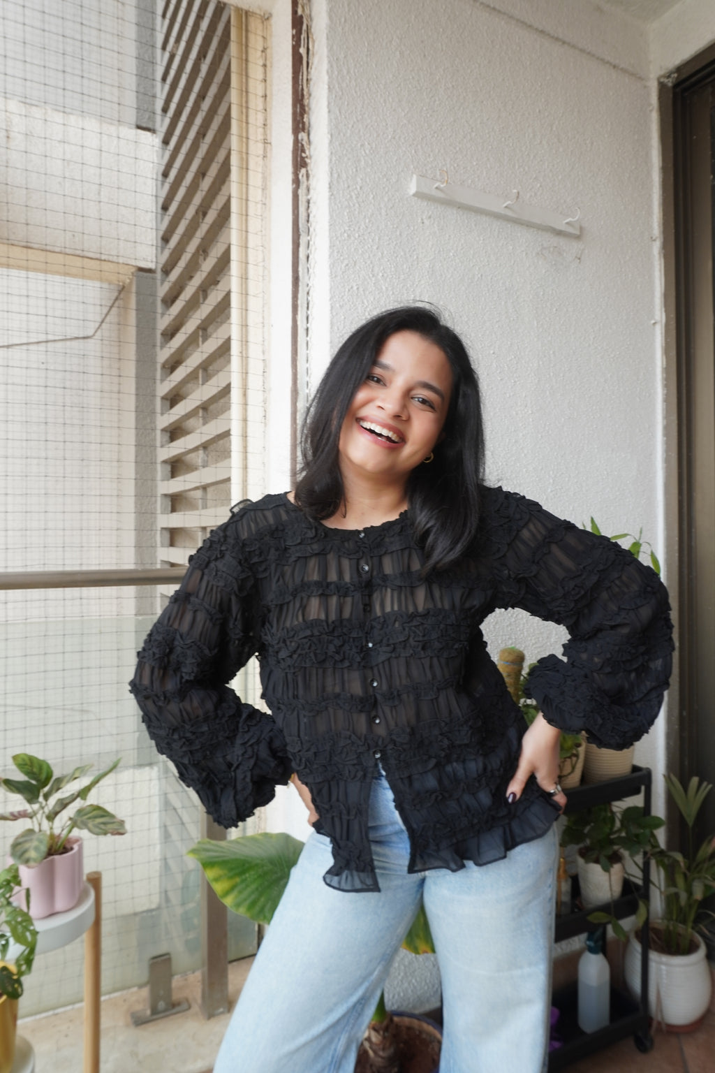 The Haven Top w Angel Sleeves
